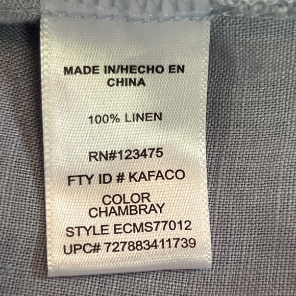 Company Ellen‎ Tracy Linen Shorts NWOT Sz. XXL - Picture 10 of 11